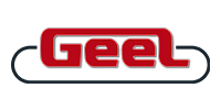 Geel agricultural and forestry machinery. Image of Geel Logo.  UK Sales and Service.
